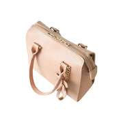 Jupes Beige Medium Faux Leather Elegant  Tote Bag