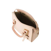Jupes Beige Medium Faux Leather Elegant  Tote Bag