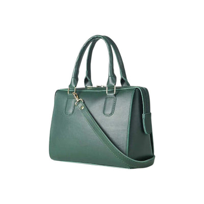 Jupes Green Faux Leather Elegant Style Handbag